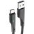 Кабель ESSAGER Rousseau USB to Type-C (3A, 1m) EXCT-LS01 - Black