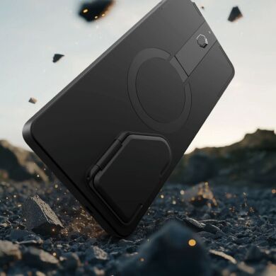 Захисний чохол Tech-Protect Kevlar Aura MagSafe для Samsung Galaxy S25 Ultra (S938) - Black / Orange