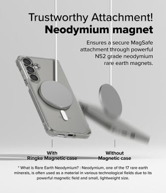 Захисний чохол Ringke Fusion Magnetic для Samsung Galaxy S25 Plus (S936) 8800274968523 - Clear