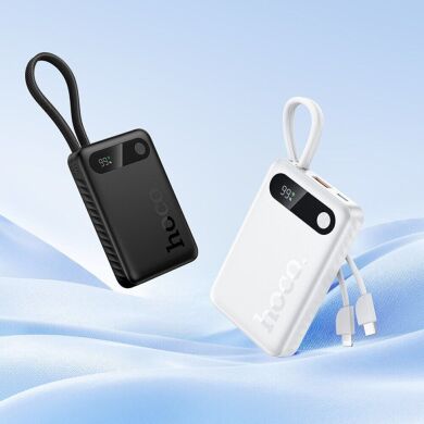 Внешний аккумулятор Hoco J171 Edge 22.5W + PD20W (10000mAh) + кабель Type-C + Lightning - Black