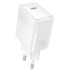 Мережевий зарядний пристрій Hoco CS113A Lounge PD40W (Type-C) - White