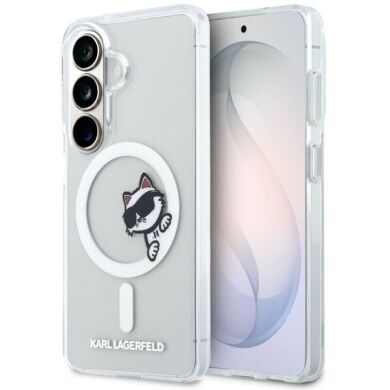 Захисний чохол Karl Lagerfeld IML Peekaboo MagSafe для Samsung Galaxy S26 (KLHMS26S6HCPSCT) - Clear