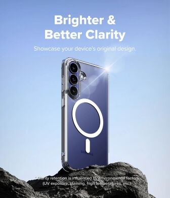 Захисний чохол Ringke Fusion Magnetic для Samsung Galaxy S26 FE (8800380463684) - Clear