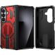 Защитный чехол Deexe Tank Stand для Samsung Galaxy Fold 8 Ultra / Fold 7 - Red. Фото 2 из 10