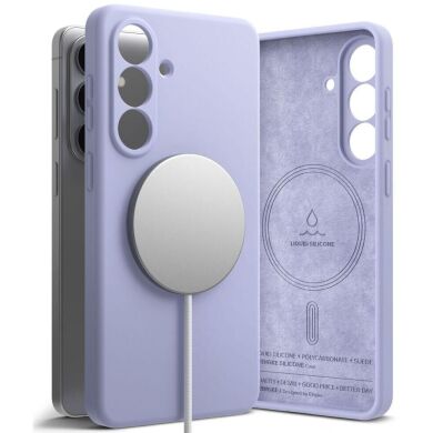 Захисний чохол Ringke Silicone Magnetic для Samsung Galaxy S26 Plus (S947) 8800328815247 - Lavender