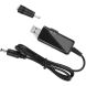 Кабель ArmorStandart USB to DC (5V to 9V/12V, 0.8m) + переходник DC to 3.5x1.35 мм - Black. Фото 1 из 6
