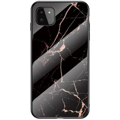 Защитный чехол Deexe Gradient Pattern для Samsung Galaxy A22 5G (A226) - Black / Gold