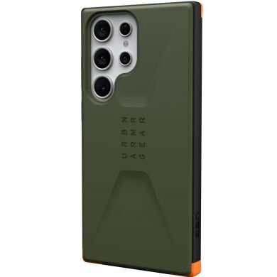 Защитный чехол URBAN ARMOR GEAR (UAG) Civilian для Samsung Galaxy S23 Ultra (S918) - Olive Drab