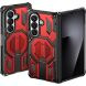 Защитный чехол Deexe Tank Stand для Samsung Galaxy Fold 8 Ultra / Fold 7 - Red. Фото 3 из 10