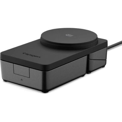 Беспроводное зарядное устройство Spigen Foldable Wireless Charger Stand (Mag Fit) 25W QI2.2 (ACH10398) - Black