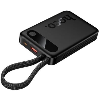 Внешний аккумулятор Hoco J171 Edge 22.5W + PD20W (10000mAh) + кабель Type-C + Lightning - Black