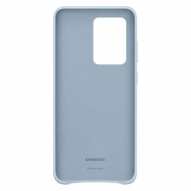 Чехол Leather Cover для Samsung Galaxy S20 Ultra (G988) EF-VG988LLEGRU - Sky Blue
