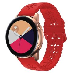 Ремешок Deexe Blossom Strap для Samsung Galaxy Watch 5 (40/44mm) / 5 Pro (45mm) - Red