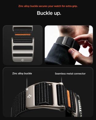 Ремешок Spigen (SGP) DuraPro Flex для Samsung Samsung Galaxy Watch 8 (40/44mm) / 8 Classic (AMP10116) - Black