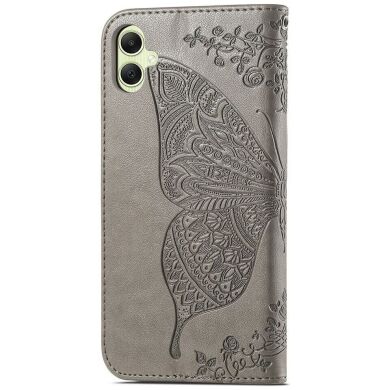 Чохол UniCase Butterfly Pattern для Samsung Galaxy A05 (A055) - Grey