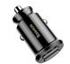 Автомобильное зарядное устройство BASEUS Grain Mini 3.1A Dual USB Smart Car Charger - Black. Фото 5 из 19