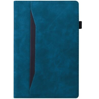 Чехол Deexe Business Style для Samsung Galaxy Tab A9 / Tab A11 (Х130/135/X110/115) - Blue