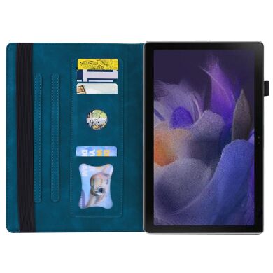 Чехол Deexe Business Style для Samsung Galaxy Tab A9 / Tab A11 (Х130/135/X110/115) - Blue