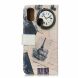 Чохол Deexe Life Style Wallet для Samsung Galaxy M31 (M315) - Eiffel Tower and Letters