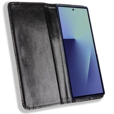 Чохол Deexe Retro Style (FF) для Samsung Galaxy Fold 7 - Black
