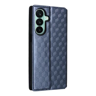 Чехол Deexe Rhombus Book для Samsung Galaxy A27 (A276) - Blue