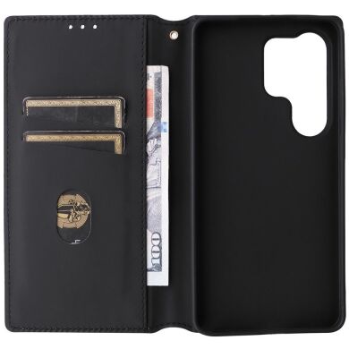 Чохол Deexe Rhombus Book для Samsung Galaxy S26 Ultra - Blue