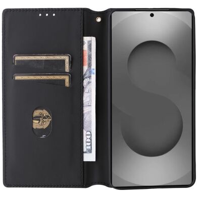 Чохол Deexe Rhombus Book для Samsung Galaxy S26 Ultra - Blue