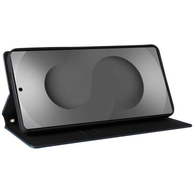 Чохол Deexe Rhombus Book для Samsung Galaxy S26 Ultra - Blue