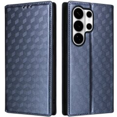 Чохол Deexe Rhombus Book для Samsung Galaxy S26 Ultra - Blue