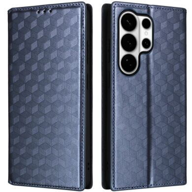 Чохол Deexe Rhombus Book для Samsung Galaxy S26 Ultra - Blue