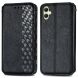 Чехол Deexe Rhombus Wallet для Samsung Galaxy A06 (A065) - Black. Фото 1 из 6