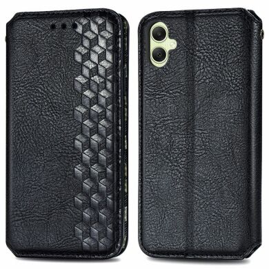 Чехол Deexe Rhombus Wallet для Samsung Galaxy A06 (A065) - Black