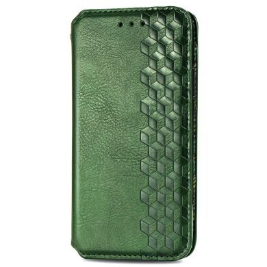 Чехол Deexe Rhombus Wallet для Samsung Galaxy A13 5G (A136) / A04s (A047) - Green