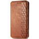 Чохол Deexe Rhombus Wallet для Samsung Galaxy A37 (A376) - Brown