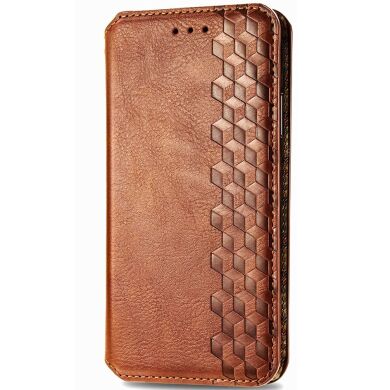 Чохол Deexe Rhombus Wallet для Samsung Galaxy A37 (A376) - Brown