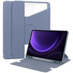 Чехол Deexe Rotary Case для Samsung Galaxy Tab S9 FE (X510/516) / Tab S10 FE (X520/526) - Purple