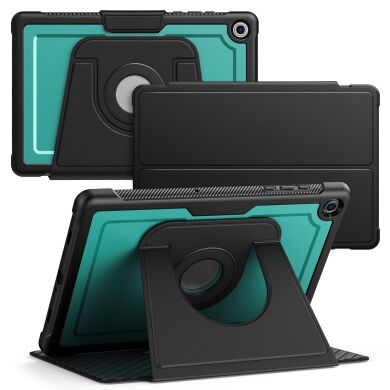 Чохол Deexe Urban Rotary для Samsung Galaxy Tab A9 Plus / Tab A11 Plus (X230/236/X210/216) - Dark Green