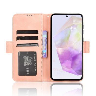 Чехол Deexe Wallet Stand для Samsung Galaxy A36 (A366) - Pink