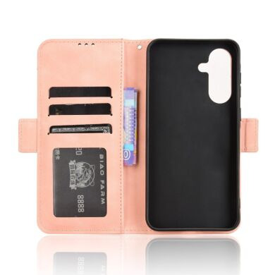 Чехол Deexe Wallet Stand для Samsung Galaxy A36 (A366) - Pink