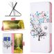 Чехол-книжка Deexe Color Wallet для Samsung Galaxy A05 (A055) - Flower Tree. Фото 2 из 8