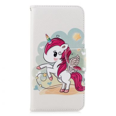Чехол-книжка Deexe Color Wallet для Samsung Galaxy A7 2018 (A750) - Unicorn