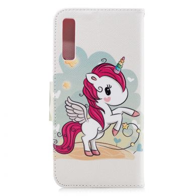 Чехол-книжка Deexe Color Wallet для Samsung Galaxy A7 2018 (A750) - Unicorn