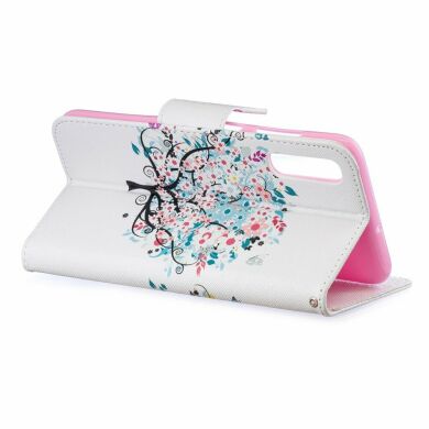 Чохол-книжка Deexe Color Wallet для Samsung Galaxy A70 (A705) - Flowered Tree