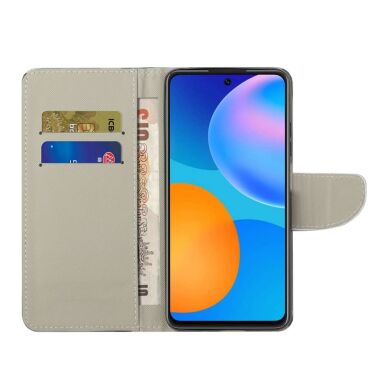 Чехол-книжка Deexe Color Wallet для Samsung Galaxy M52 (M526) - Blue Butterfly