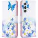 Чехол-книжка Deexe Color Wallet для Samsung Galaxy S24 (S921) / Galaxy S25 (S931) - Butterfly and Flowers. Фото 1 из 7