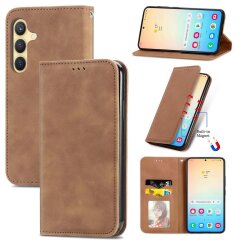Чохол-книжка Deexe Wallet Case для Samsung Galaxy S25 (S931) - Brown