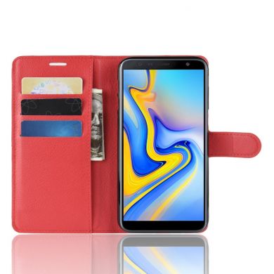 Чохол-книжка Deexe Wallet Style для Samsung Galaxy J6+ (J610) - Red