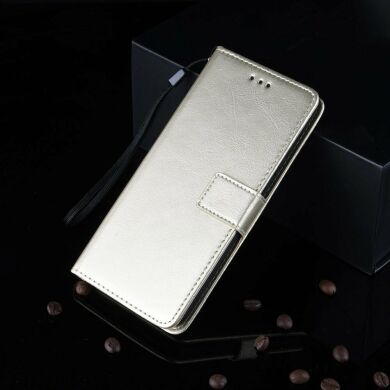 Чехол-книжка Deexe Wallet Style для Samsung Galaxy M11 (M115) - Gold