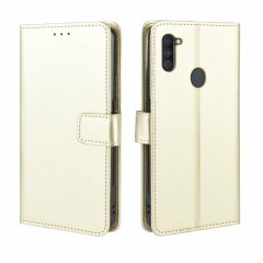 Чохол-книжка Deexe Wallet Style для Samsung Galaxy M11 (M115) - Gold