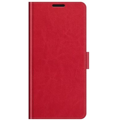 Чехол-книжка Deexe Wallet Style для Samsung Galaxy S21 FE (G990) - Red